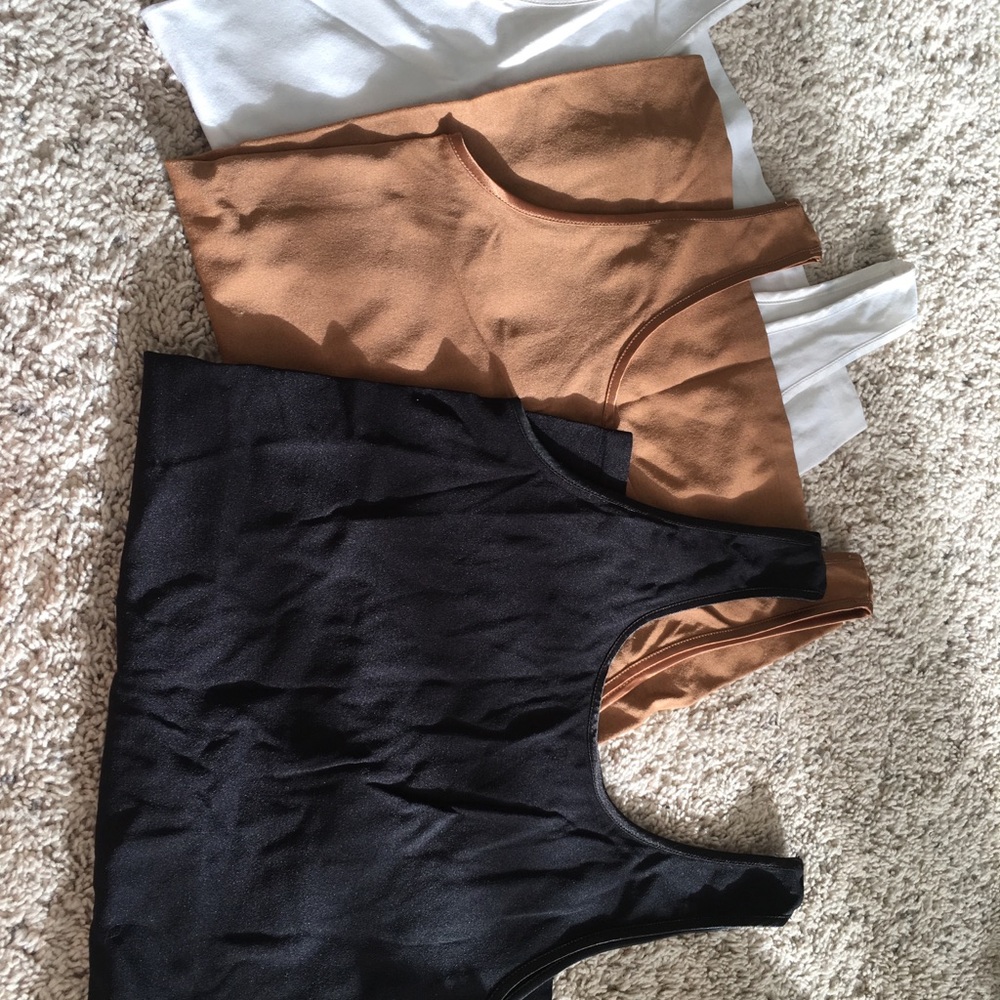 Set of ALL THREE The Limited silk tanks